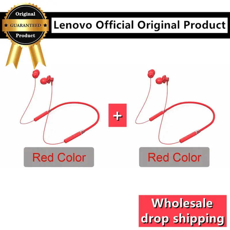 len official product red color wireless bluetooth earphone