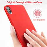 original silicon silicon case for iphone x