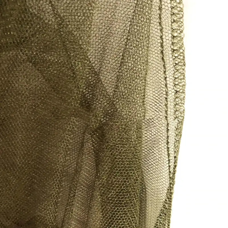 a close up of a black mesh fabric