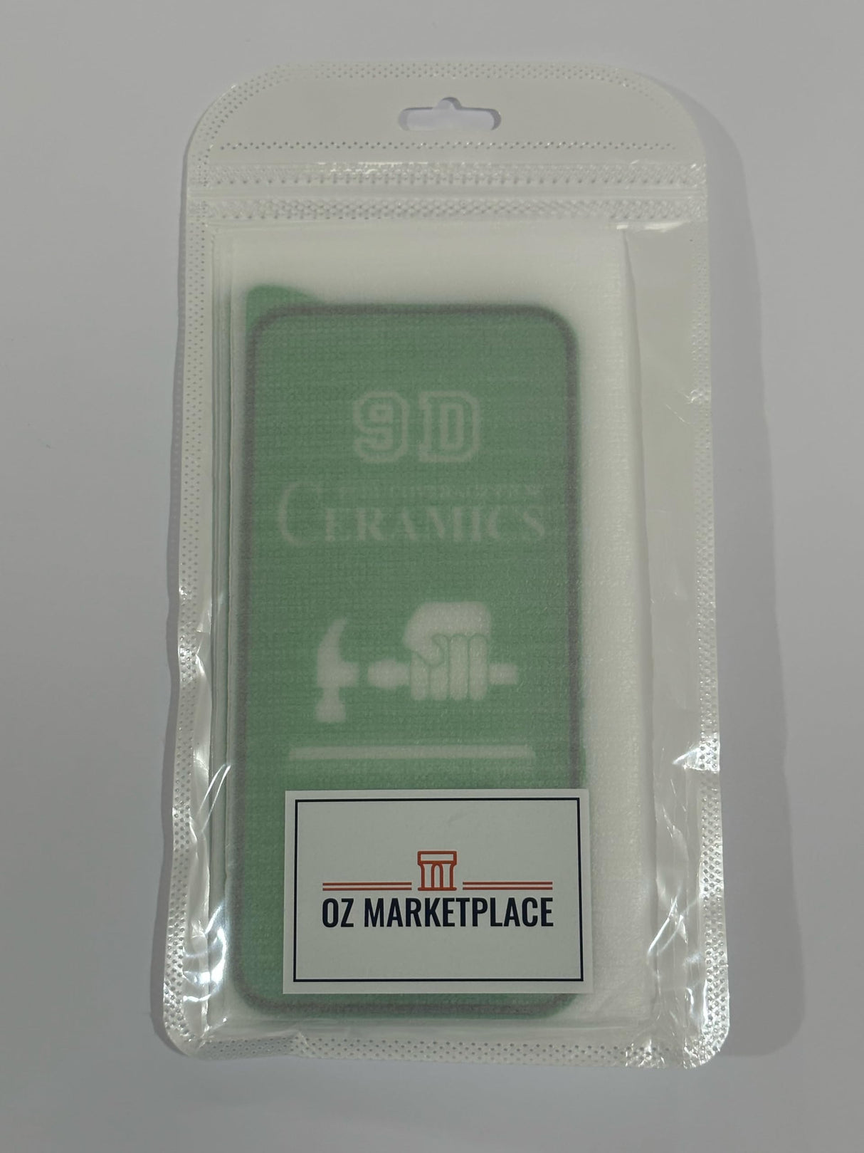 Packaged screen protector.