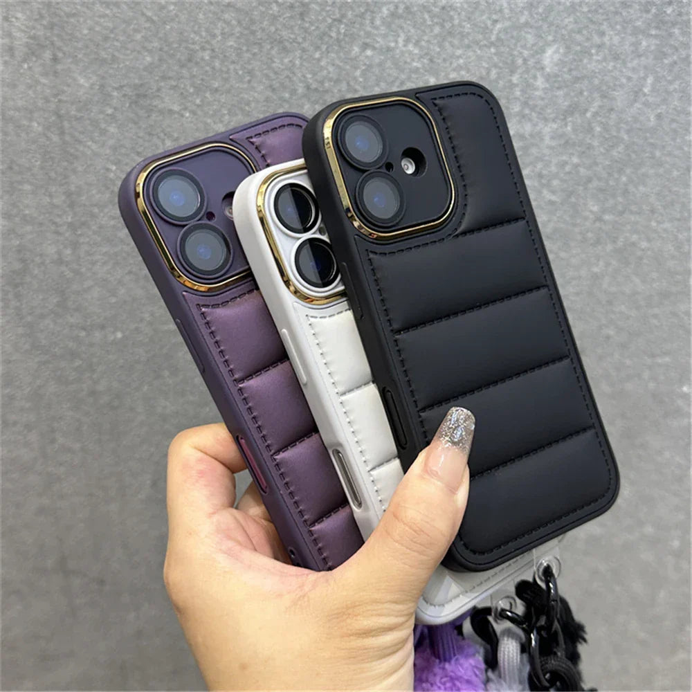 Padded phone cases.
