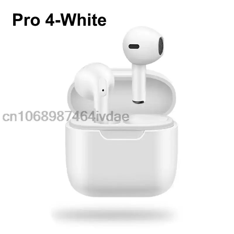 a pair of airpods with a white cover and a white case