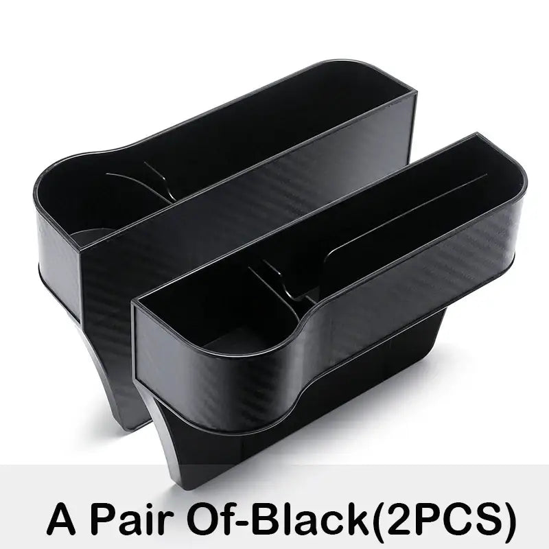 pair of black 2 pc car cup holder