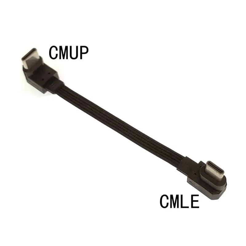 a black cable with the words cmp and cml