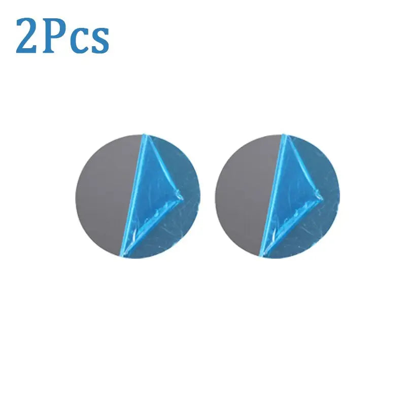 a pair of blue earrings