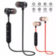 a pair of bluetooth wireless earphones