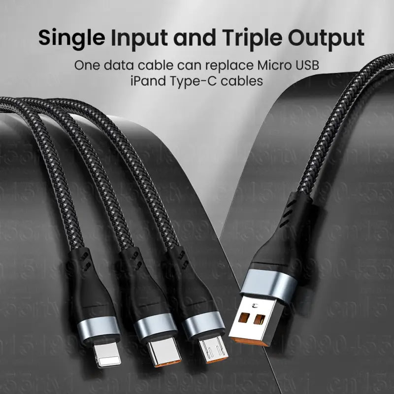 a pair of usb cables with a black cable