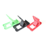 a pair of plastic clips for a camera