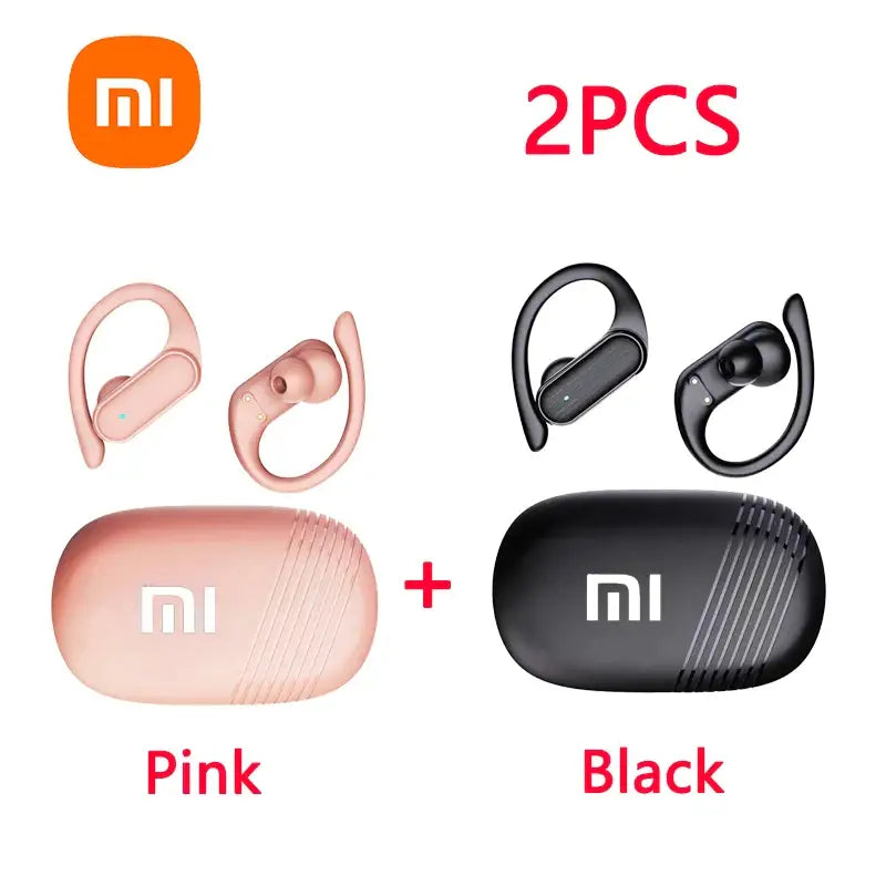 A pair of earphones with the same colors and size