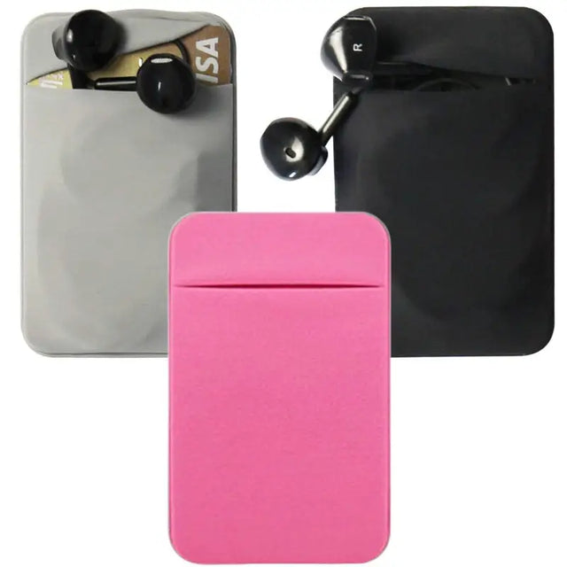a pair of black and pink earphones