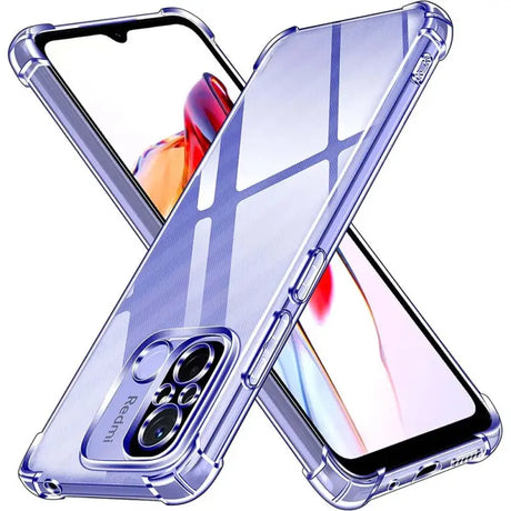 a close up of two clear cases on a white background