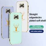 a pair of iphone cases with a deer head on them