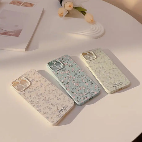 a phone case with a flower pattern on it