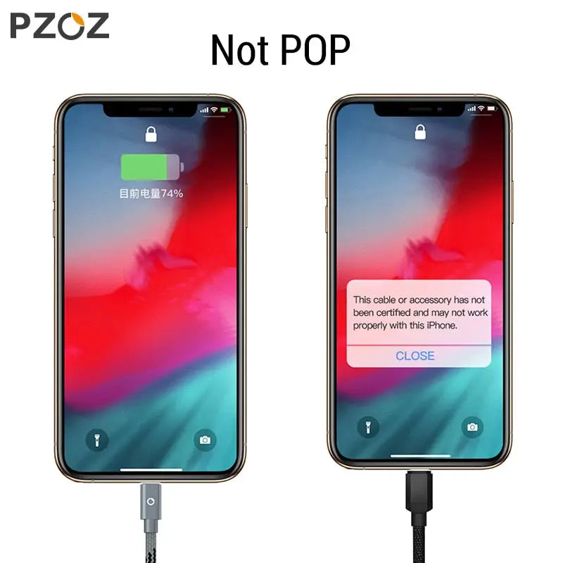 a phone with a charging cable attached to it