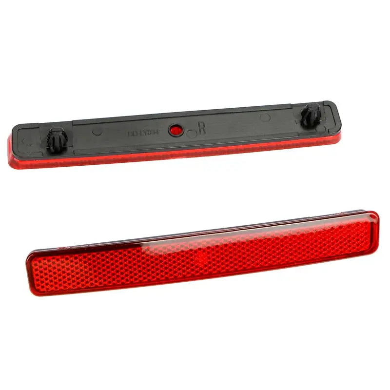 a pair of red led tail lights