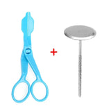 a pair of scissors and a screw