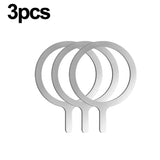 3pcs stainless steel ring for car door handle handle handle