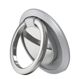 a pair of stainless steel rings