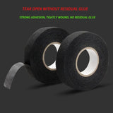 a pair of tape with a black background