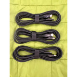 A pair of usb cables