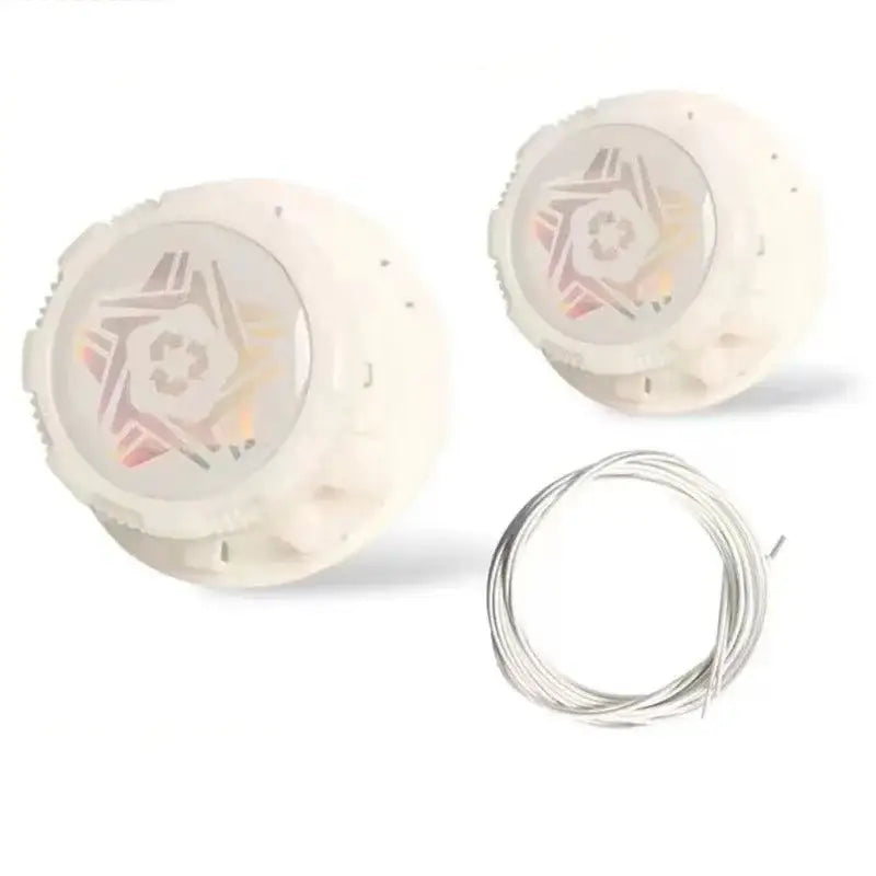 a pair of white leds with wires