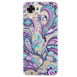 purple paisley pattern phone case