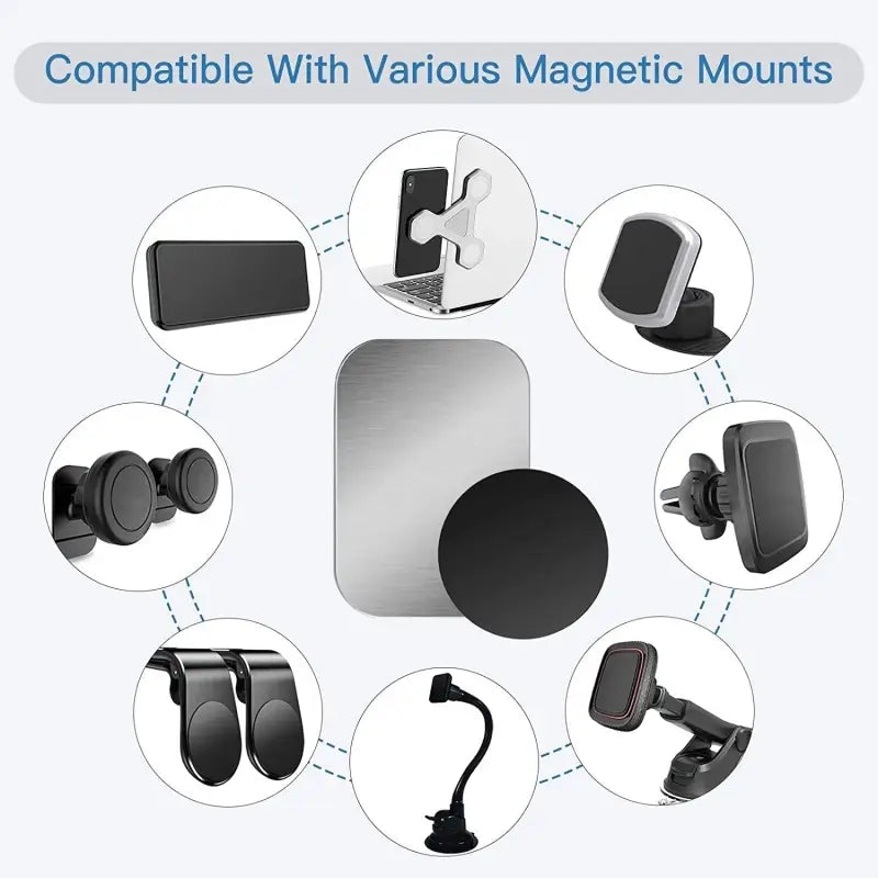 the various parts of the wireless phone holder