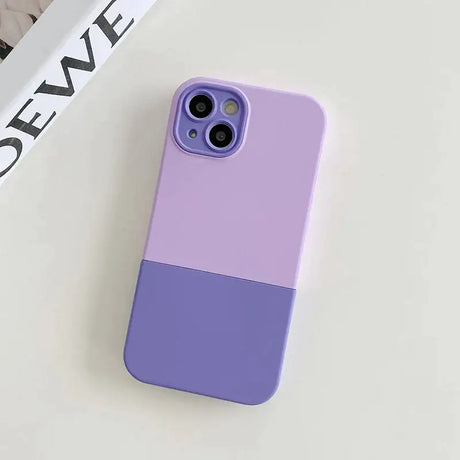 The paste iphone case in purple and lavender