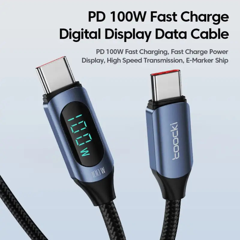 a usb cable with a digital display