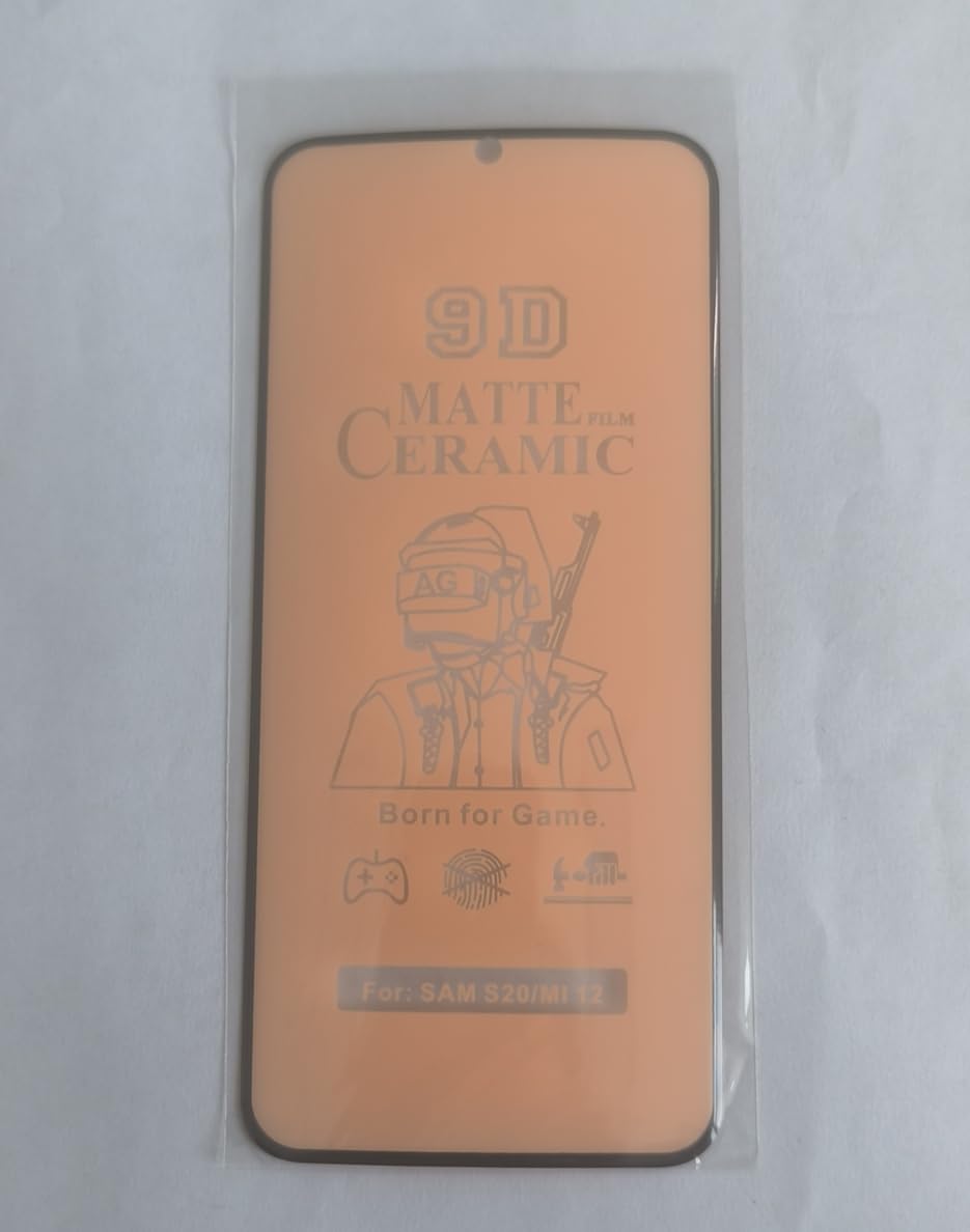 Peach-colored ceramic screen protector.