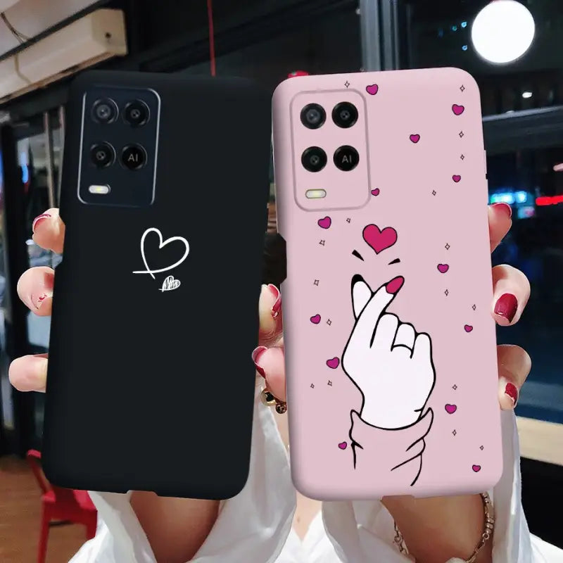 a couple of cute cartoon phone case for iphone