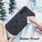 a woman’s hand holding a phone case with waterproof