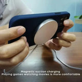 Original MagSafe Silicone Case for Samsung S23 FE S22 S24 Ultra Plus Magnetic Wireless Charge Cover