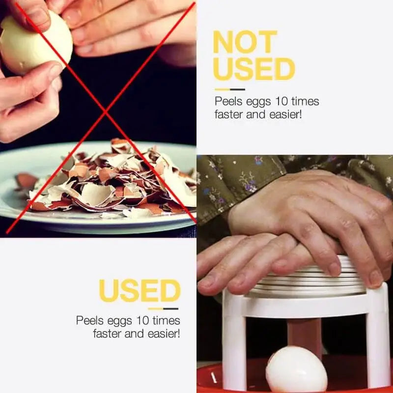a person is putting an egg into a container
