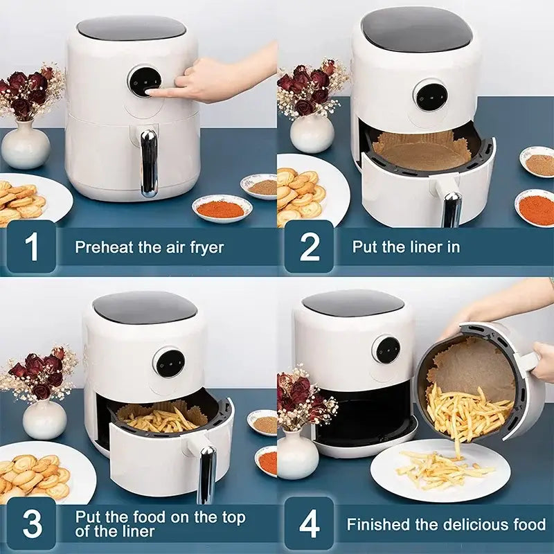 a person is putting french fries into a coffee pot