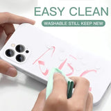 a person using a green marker to paint on an iphone