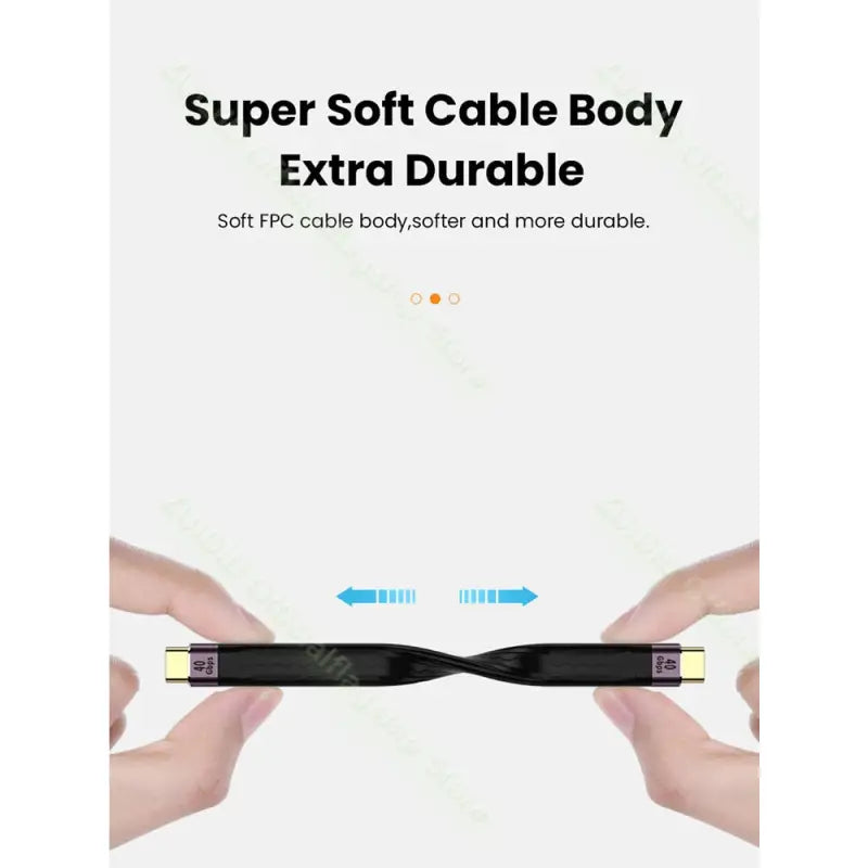 a hand holding a cable with the text super cable boy extra cable