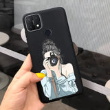 a person holding a phone case with a cartoon character on it