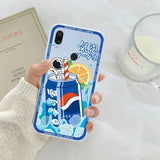 a person holding a phone case with a cartoon character on it