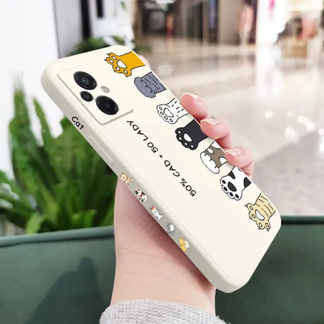 cartoon cat phone case