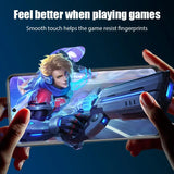 a person holding a phone with the text,’feel better playing games ’