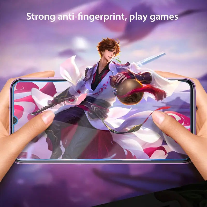 a person holding a phone with a game on it