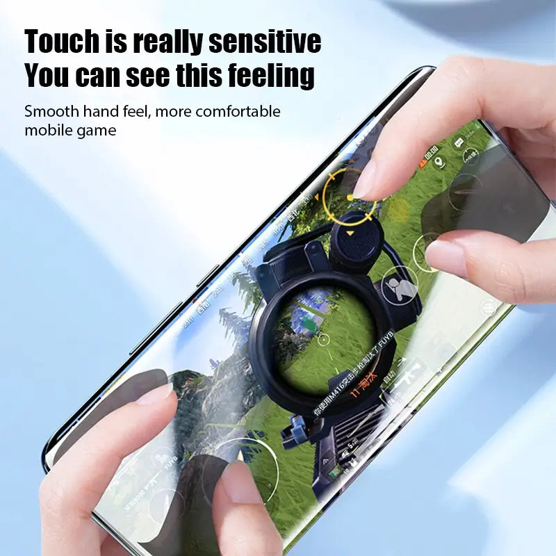 a person holding a phone with a golf ball on it