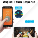 a person holding a phone with the text,’original touch response ’