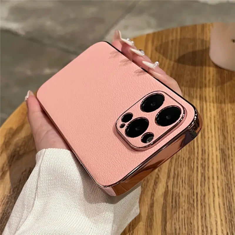 the pink leather case for the iphone 11
