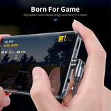 a person holding a smartphone with a game on it