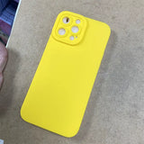 the iphone 11 pro is a yellow iphone case