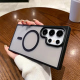 a person holding an iphone case with a camera lens