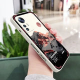 a person holding a phone case with a picture of a woman