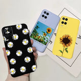 a person holding a phone case with a sunflower design
